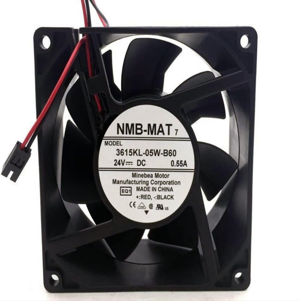 for 3615KL-05W-B60 9238 Fan 24V 0.55A 92MM Cooling Fan