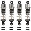 GDOOL 4 Pieces M16100A RC Aluminum Capped Shocks Absorber Assembly Spare Parts for 1:16 16889 16890 16890A 16889A HM161 RC Trucks view 1
