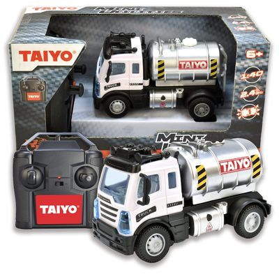Nature Bound R/C Mini Petroleum Truck, 1:40 Scale, Silver, 2.4GHz Remote Control, Full Function