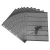 Cabilock 10pcs Transparent Stamp Storage Pouches Double-Sided Album Holders for Postcards and Coins for Stamp Collecting and Organizing Philatelic Products view 1