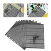 Cabilock 10pcs Transparent Stamp Storage Pouches Double-Sided Album Holders for Postcards and Coins for Stamp Collecting and Organizing Philatelic Products view 2