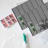 Cabilock 10pcs Transparent Stamp Storage Pouches Double-Sided Album Holders for Postcards and Coins for Stamp Collecting and Organizing Philatelic Products view 4
