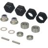 HobbyMarking RC Car 1/10 Aluminum 12mm Hex Wheels Rims Hub Adapter for Tamiya DT-02 DF02 Holiday Buggy 2WD Off-Road Upgrade Parts view 1