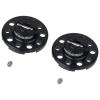 HobbyMarking Aluminum Rear Wheel Hub Adapter Locking Hub for Tamiya CW-01 Chassis Lunchbox Grasshopper Frog Monster Beetle Hornet Upgrade Parts (Black) view 3