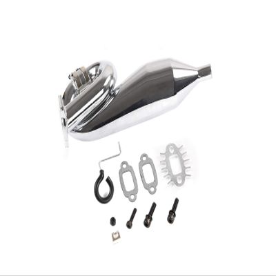 TOP1US 2022 Alloy Steel Exhaust Pipe,Tubing Tuned Kit,for RC 1/5 Scale HPI Baja 5B SS 5T 2.0 Rovan