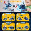 Take Apart Vehicle Magnetic Toy, 5-in-1 Tool Building Trucks Transform to Dinosaur Robot STEM Assemble Car with Storage Box, Kids Holiday Present Child Birthday Gift for 3 4 5 6 7 8 Year Boys Girls view 3