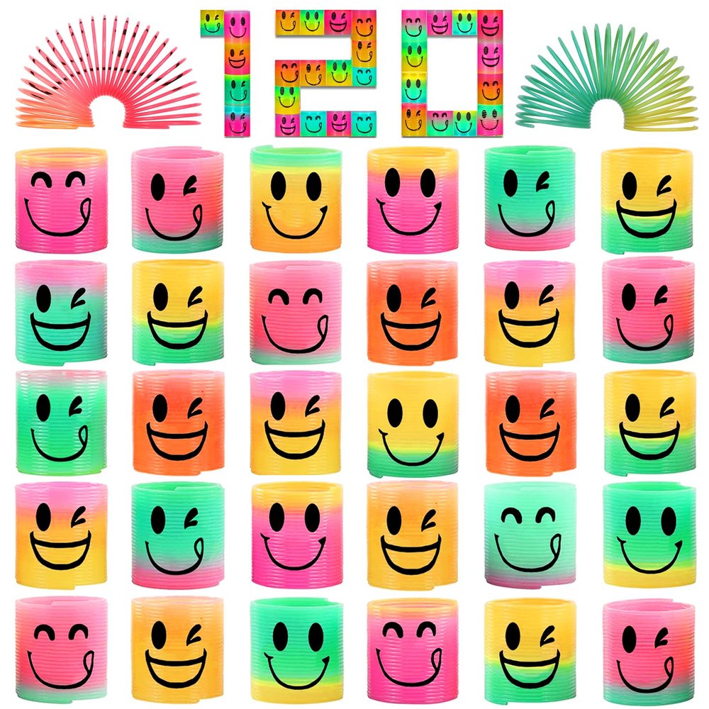 AZEN 120 Pcs Mini Spring Party Favors for Kids 3-5 4-8, Goodie Bags Stuffers for Birthday Party, Classroom Prizes Kids Prizes, Small Bulk Toys Gift, Valentines Gifts Easter Basket Stuffers