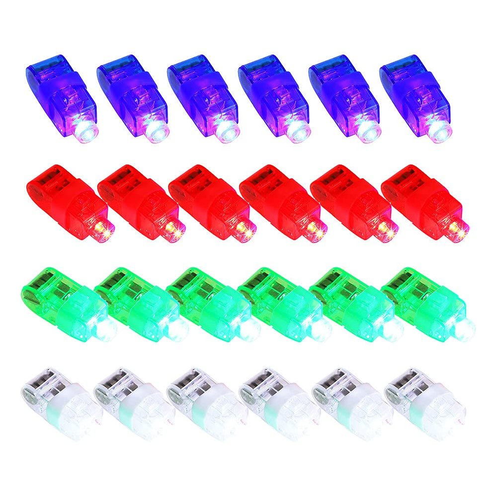 Toyvian Light up Finger Rings Led Party Favors for Kids Birthday Celebrations Trick Treats and Fun Events Lightweight Flashing Ring Lights for Interactive Play and Party Props