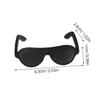 NUOBESTY 100pcs Mini Doll Eyeglasses Miniature Black Sunglasses Tiny Eyewear Toys for Kids Dollhouse DIY Craft Accessories view 2