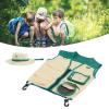 01 02 015 Outdoor Adventure Costume, Stylish Adventure Vest Hat Professional Skin Friendly for Kid for Hiking green view 2