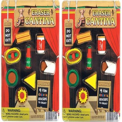 Cantina Mexican Food ERASERS Set of 18 PCS
