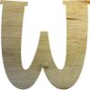 Alphabet Wall Hangings 7 inch W Small Wooden Letters, Lemon Spark Font Decorative Standing, Kids Nursery Decor, Blonde Wood Cutout Wood Craft Letter view 1