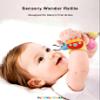 Bloobloomax Baby Soft Hanging Rattle, Wrist Rattle and Hand Foot Rattle Toy, Car Seat Stroller Toys with Plush Animal C-Clip Ring for Infant Babies Boys and Girls 3 6 9 to 12 Months (12PCS-G) view 2