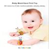 Bloobloomax Baby Soft Hanging Rattle, Wrist Rattle and Hand Foot Rattle Toy, Car Seat Stroller Toys with Plush Animal C-Clip Ring for Infant Babies Boys and Girls 3 6 9 to 12 Months (12PCS-G) view 3