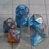 CiaraQ DND Polyhedral Dice Set with a Black Dice Bag for D&D RPG MTG Role Playing Table Games view 2