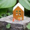 Artificial Plants 4Pcs Miniature Plants Tiny Doll House Flower Pots Fake Mini Potted Succulent Greenery Ornament Faux Flower Model Bonsai Model Furniture House view 4