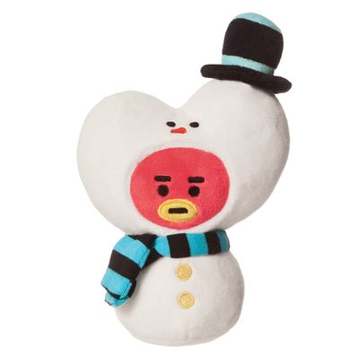 AURORA aurora-bt21, 61491, BT21 Official Merchandise TATA Winter, Soft Toy, White & Red