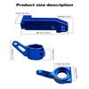 Front Caster Block & Steering Blocks & Rear Stub Axle Carriers Kit with Ball Bearings, Upgrade RC Vehicle Parts Fits for Traxxas 1/10 2WD Slash Stampede Rustler Nitro Slash Replace 3736 3632 view 2