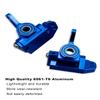 Front Caster Block & Steering Blocks & Rear Stub Axle Carriers Kit with Ball Bearings, Upgrade RC Vehicle Parts Fits for Traxxas 1/10 2WD Slash Stampede Rustler Nitro Slash Replace 3736 3632 view 3