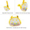 AUONY Beach Toy Mesh Beach Bag Kids Shell Bag Dinosaur Beach Sand Toy Totes for Holding Shells Beach Toys Sand Toys Swimming Accessories for Boys Girls Picking Up Shells view 2