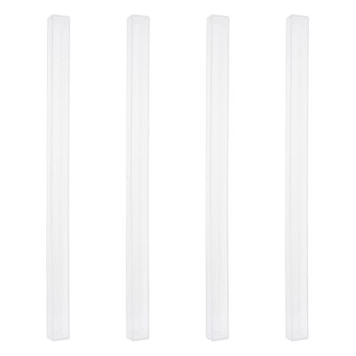 Angoily 4pcs Mini Mahjong Racks Anti-Falling Card Holders Portable Mahjong Stand for Sets Clear Viewing Design