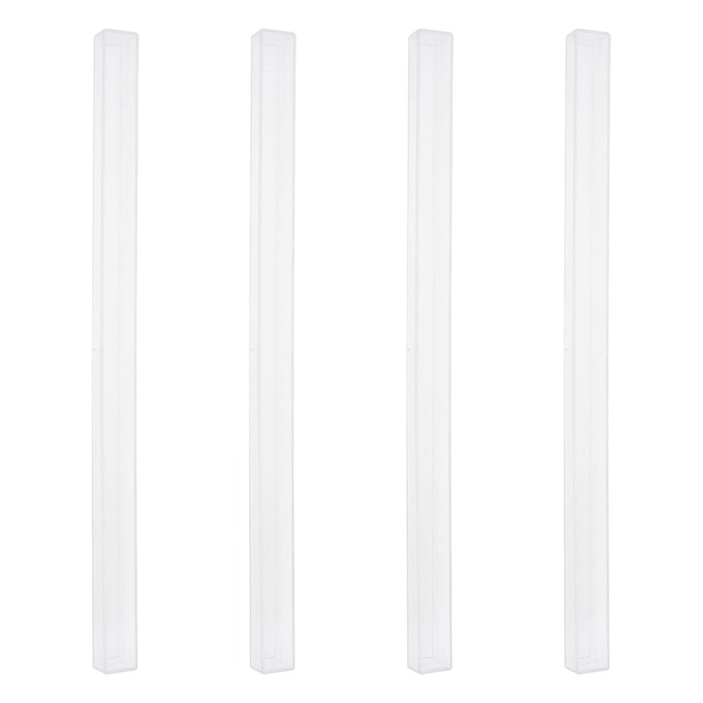 Angoily 4pcs Mini Mahjong Racks Anti-Falling Card Holders Portable Mahjong Stand for Sets Clear Viewing Design