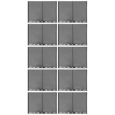Zerodeko 10pcs Double-sided Stamp Collecting Pages Loose-leaf Stamp Holders for Postcards and Collectibles Storage for Collectors
