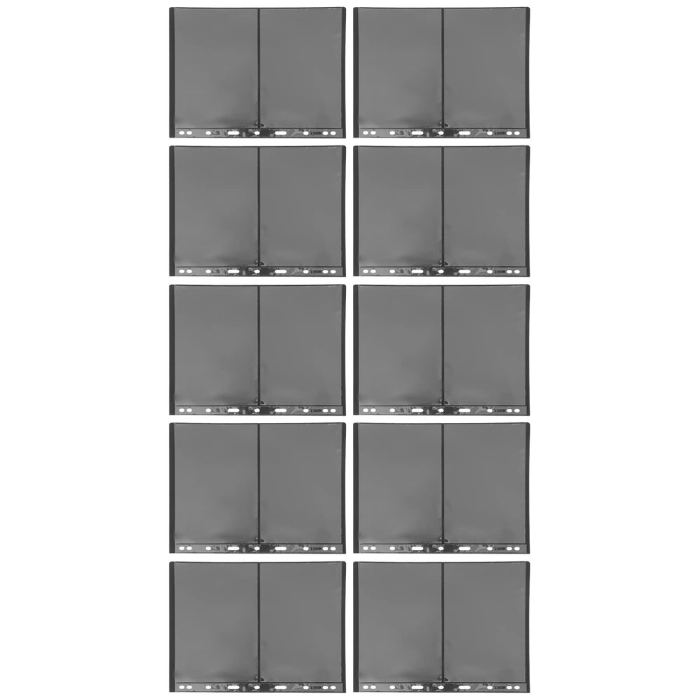 Zerodeko 10pcs Double-sided Stamp Collecting Pages Loose-leaf Stamp Holders for Postcards and Collectibles Storage for Collectors