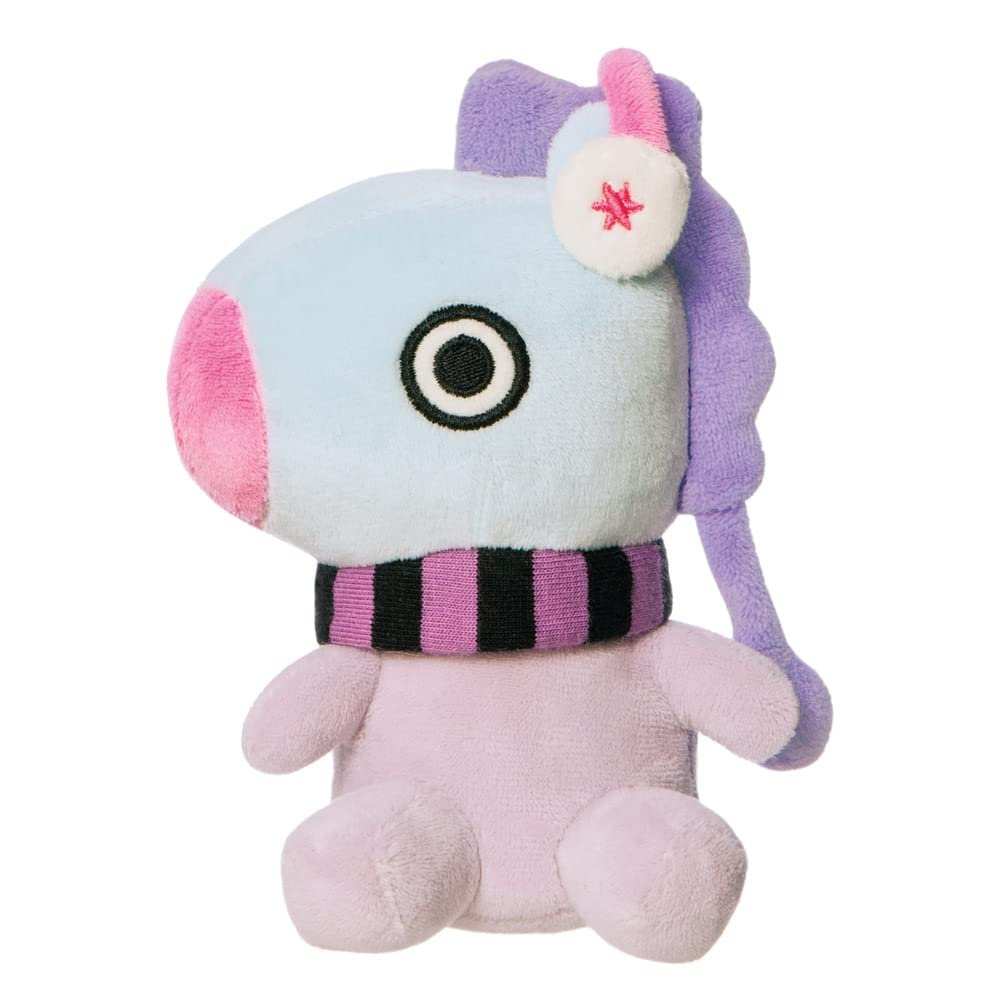 AURORA, 61493, BT21 Official Merchandise MANG Winter, Soft Toy, Purple and Blue