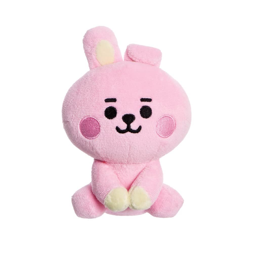 Aurora, 61479, BT21 Official Merchandise Baby Cooky Sitting, 13 cm, Brown, Pink