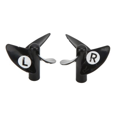 Alomejor Plastic Propeller Blade 2Pcs Flytec V500 Electric RC Boat Positive Negative Assemble Propeller Blade