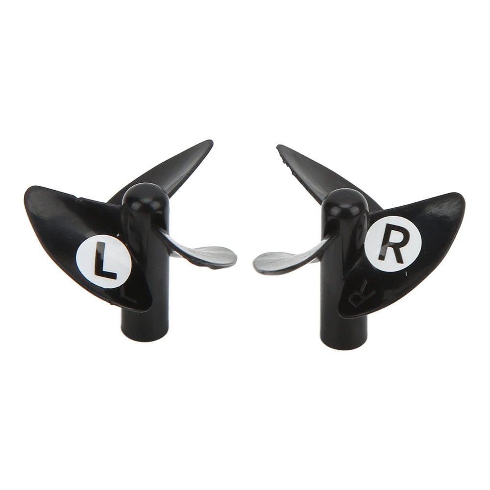 Alomejor Plastic Propeller Blade 2Pcs Flytec V500 Electric RC Boat Positive Negative Assemble Propeller Blade
