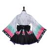 1791's lady Kamado Tanjirou Cosplay Rengoku Costume Inosuke Hashibira Kimono for Halloween Party Cosplay Outfits (Kochou Shinobu, S) view 4