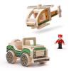 SainSmart Jr. Woodworking Building Kit, 2-in-1 Kids STEM Projects Set, DIY Wood Crafts Assembly Toys with Different Combinations for Boys and Girls view 1