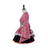 1791's lady Kamado Tanjirou Cosplay Rengoku Costume Inosuke Hashibira Kimono for Halloween Party Cosplay Outfits (Kamado Nezuko, M) view 3