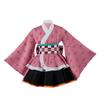 1791's lady Kamado Tanjirou Cosplay Rengoku Costume Inosuke Hashibira Kimono for Halloween Party Cosplay Outfits (Kamado Nezuko, XXL) view 1