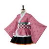 1791's lady Kamado Tanjirou Cosplay Rengoku Costume Inosuke Hashibira Kimono for Halloween Party Cosplay Outfits (Kamado Nezuko, XXL) view 2