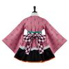 1791's lady Kamado Tanjirou Cosplay Rengoku Costume Inosuke Hashibira Kimono for Halloween Party Cosplay Outfits (Kamado Nezuko, XXL) view 4