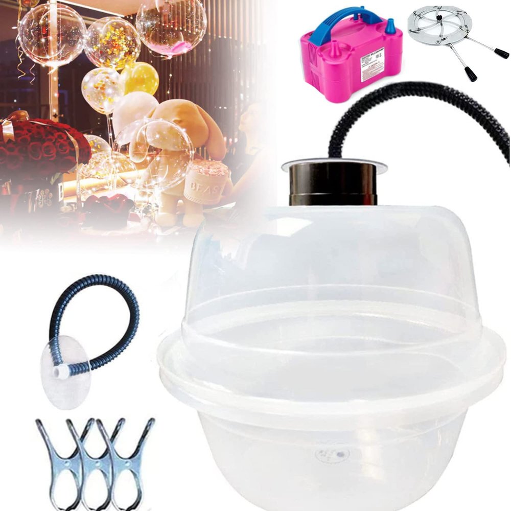 GBHJJ Balloon Stuffing Machine, 18.1 Inch Gift Wrapping Machine, Suitable for Filling Tools for Bear Dolls and Dolls, Birthday and Wedding Decoration Venues,White