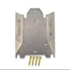 Axial 1/10 RBX10 Ryft 4WD Rock Bouncer AXI03005 Upgrade Parts Stainless Steel Chassis Protection Plate - 5Pc Set view 1