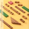 SainSmart Jr. 300 PCS Wooden Log Cabin Set Building House Toy for Toddlers, Classical STEM Construction Kit Compatible with Lincoln Logs for 3+ Kids view 3