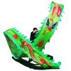 LXLF Garden Dragon Dance Fitness Throw Streamer, Silk Flowy Ribbon Spinning & Shaking Poi (Dragon & Phoenix Pattern), Arms Exercise (Color : Green, Size : 10m/33ft) view 1