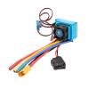 SUCIE 120A Brushless ESC, Waterproof 2-4S Electric Speed Controller Programmable ESC with 9 Level Acceleration, Dustproof XT60 Plug RC Brushless ESC for 1/10 1/8 RC Car view 1