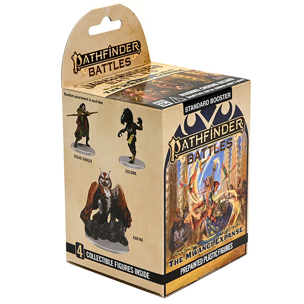 Pathfinder Battles: The Mwangi Expanse Single Booster (Set 21) - 4 Count Miniatures - Pre-Painted - RPG