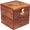 Zifron Wood Store Handmade Wooden Money Bank for Kids Adults Boys Girls with Lock|Piggy Bank Wooden Big Size|Saving Box|Coin Box|Bank for Kids|Money Box with Lock view 2