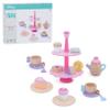 Just Play Disney Wooden Toys Minnie Mouse Tea Set, Pretend Play, Officially Licensed Kids Toys for Ages 3 Up, Amazon Exclusive view 1