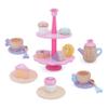 Just Play Disney Wooden Toys Minnie Mouse Tea Set, Pretend Play, Officially Licensed Kids Toys for Ages 3 Up, Amazon Exclusive view 2
