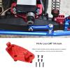 Dilwe RC Steering Servo Mount Base, Aluminum Alloy Steering Servo Mount Bracket Base RC Car Parts for 1/8 Losi LMT Truck Modification Parts RC Car Replacement Parts(red) view 2