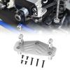 Dilwe Steering Servo Mount Base, Aluminum Alloy Steering Servo Mount Bracket Base for 1/8 Losi LMT Truck Modification Parts, RC Servo Mount Bracket RC Upgrades Parts Accessories(Silver) view 4