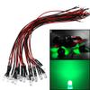 15PCS HIRCQOO RC Car 3MM & 5MM Pre Wired Led Light Emitting Diodes 12V Mini Single Led Bulbs Compatible with Traxxas TRX-4 TRX-6 Axial SCX10 90046 1/10 RC Crawler Car Truck DIY Parts (3mm,Green) view 1